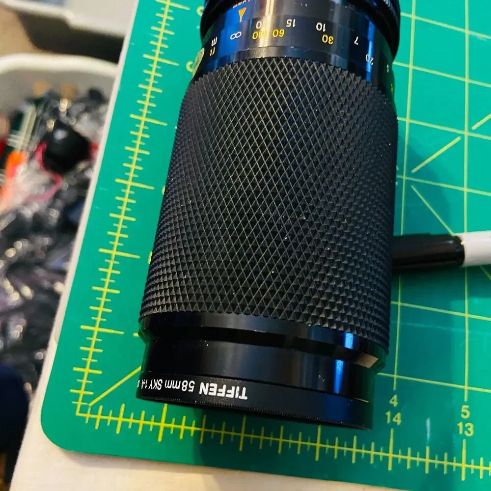 8008 Tiffen  PASEO 58MM Sky 1-A Yus Automatic Zoom Lens 75-150mm f=75mm